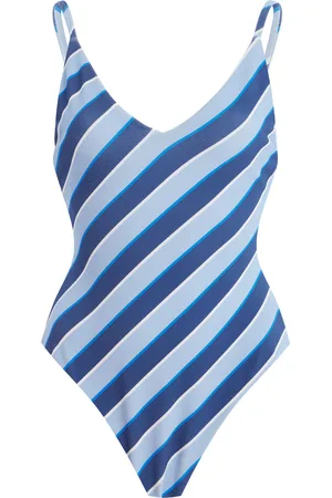 Zulu & Zephyr Striped One-Piece Swimsuit
