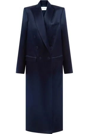 ALEX PERRY Oversized Duchess Satin Coat