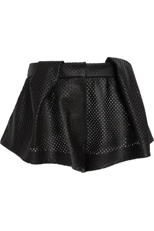 Stella McCartney Perforated Altermat Vegan Leather Shorts