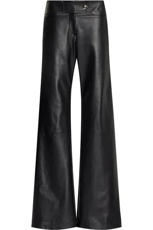 BRANDON MAXWELL The Winifred Low Rise Leather Pants
