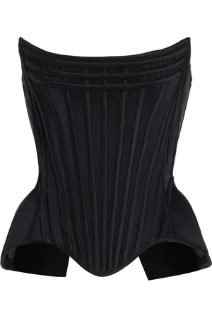 Wiederhoeft Wasp Satin Corset Top