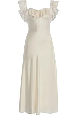Mirror Palais Sonata Silk-Charmeuse Lady-Length Dress