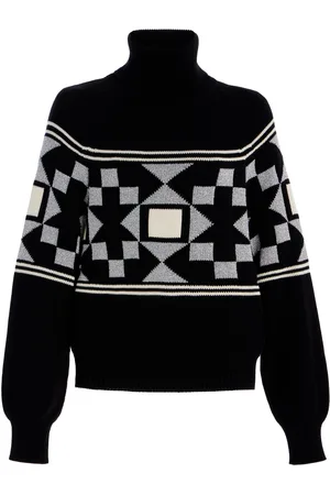 High Lara Fair Isle Cotton-Blend Turtleneck Sweater