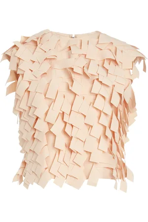 A.W.A.K.E. MODE Rectangle-Detailed Backless Top