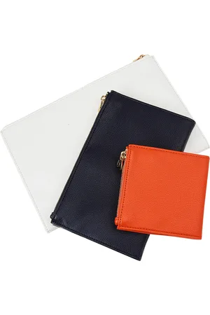Wolf Maria Set-of-Three Leather Jewelry Pouches