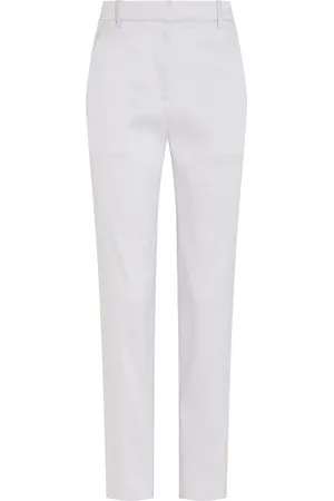 Sergio Hudson Cropped Cotton Pants
