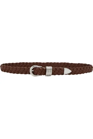 DEHANCHE Hollyhock Braided Leather Belt