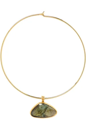 CHAN LUU Yasmine Labradorite -Plated Necklace
