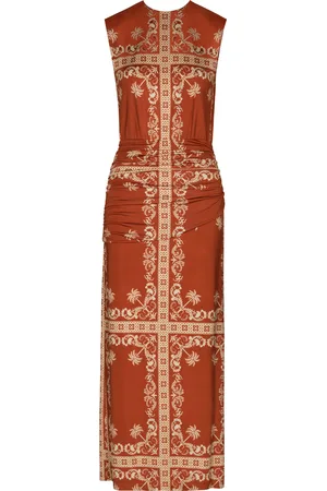 JOHANNA ORTIZ Existencia Simbólica Ruched Jersey Maxi Dress
