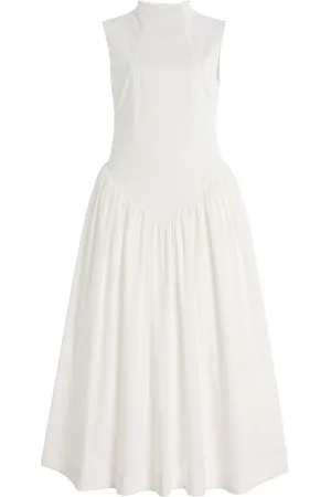 De La Vali Lusiva Cotton Midi Dress