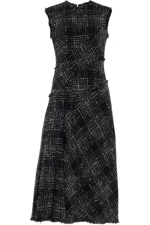 Erdem Tweed Midi Dress