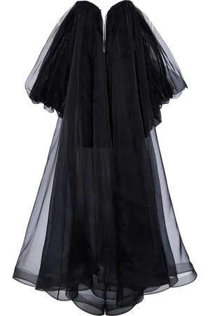 ZIMMERMANN Exclusive Crush Off-The-Shoulder Silk-Chiffon Maxi Dress