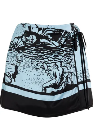SIR Dreamwood Silk Mini Skirt