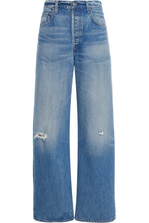 Citizens of Humanity Ayla Distressed Rigid High-Rise Baggy Jeans