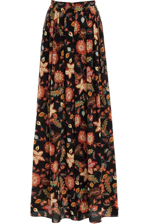 ULLA JOHNSON Linnea Silk Wide-Leg Pants