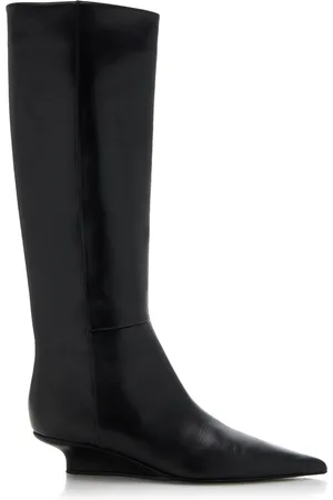 Totême Illusion Leather Knee Boots