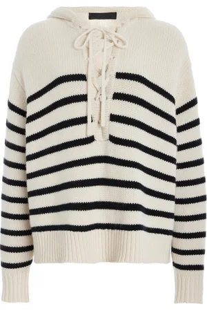 NILI LOTAN Noemi Lace-Up Cashmere Sweater