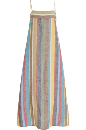 Staud Laura Linen Maxi Dress