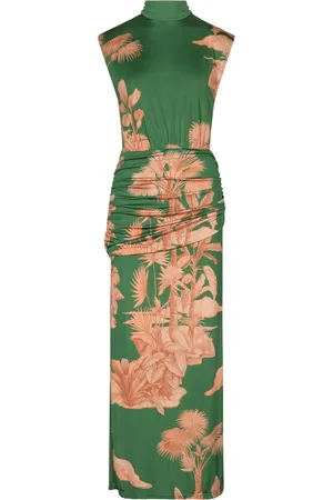 JOHANNA ORTIZ Finding The Way Ruched Sleeveless Maxi Dress