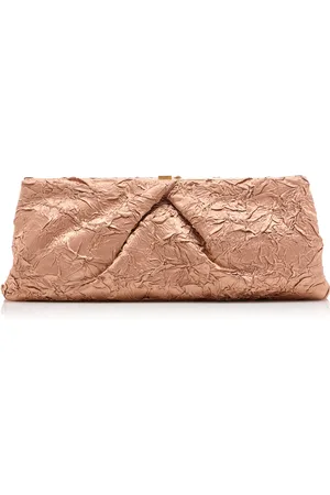 DRIES VAN NOTEN Crushed Plissé Clutch