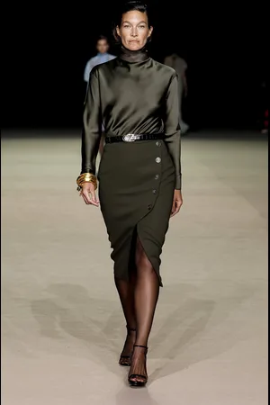 Carla Zampatti Satin Turtleneck Top