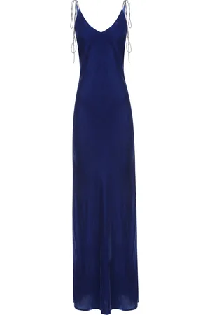 Anna October Jules Satin Maxi Slip Dress