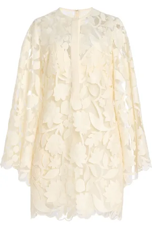 Elie saab Embroidered Tulle Mini Dress
