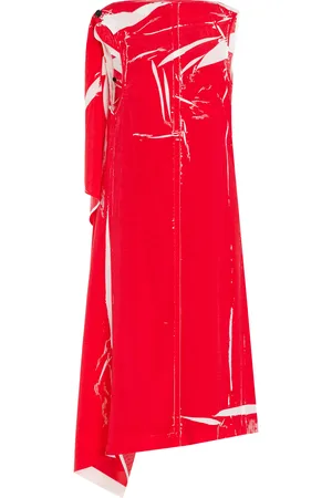 Proenza Schouler Ondine Printed Silk Midi Dress