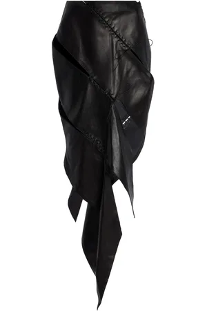 Ludovic De Saint Sernin Emma Leather Skirt