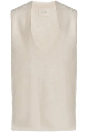 Lisa Yang Nella Brushed-Cashmere Vest