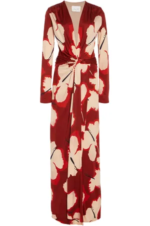 JOHANNA ORTIZ Coral Marino Jersey Maxi Dress