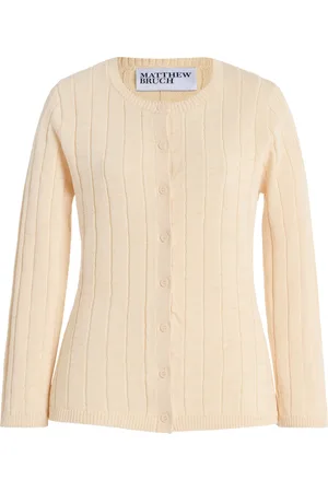 Matthew Bruch Ribbed Knit Cardigan