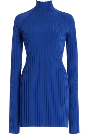 High Kat Ribbed-Knit Turtleneck Top