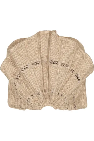 Andres Otalora De Besos Raffia Crop Top