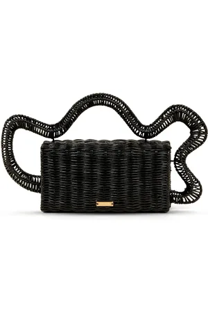 Cult Gaia Elsa Wicker Clutch