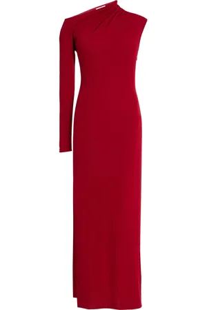 Courrèges One-Shoulder Crepe-Jersey Maxi Dress