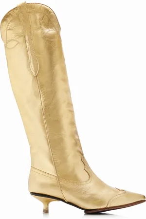 JOHANNA ORTIZ Composed Of Love Metallic Leather Boots
