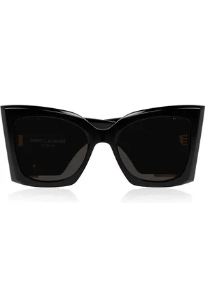 Saint Laurent Blaze Oversized Cat-Eye Acetate Sunglasses