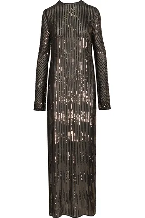 JOHANNA ORTIZ Actitud Nautica Sequined Maxi Tunic Dress