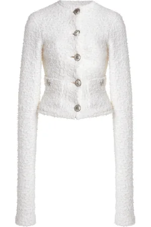 Balenciaga Cotton Tweed Cardigan