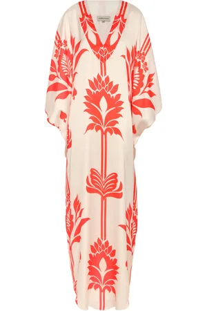 Andres Otalora Bidaee Printed Satin Caftan