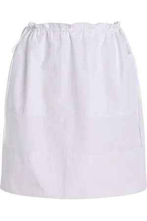 Totême Drawstring Cotton Mini Skirt