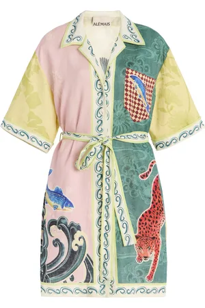ALÉMAIS Rochester Linen Mini Shirt Dress