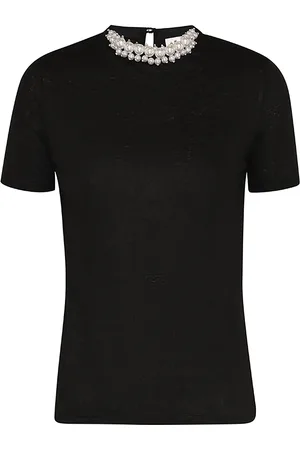 ZIMMERMANN Crush Embellished Linen T-Shirt
