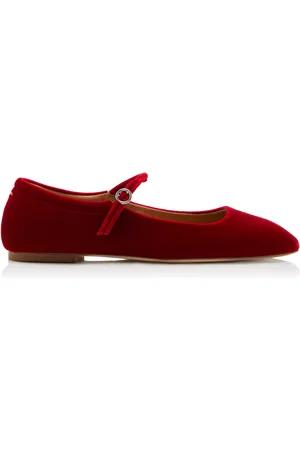 Aeyde Uma Velvet Mary Jane Flats