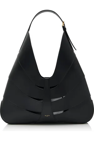 Alaïa Delta Leather Hobo Bag
