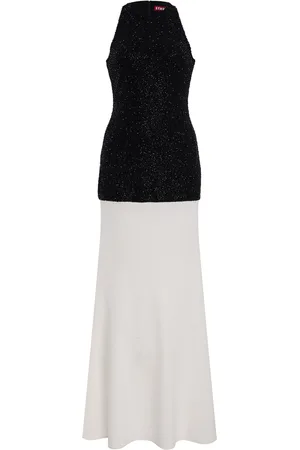 Staud Waltz Beaded Maxi Dress