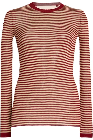 VALENTINO GARAVANI Striped Silk Sweater