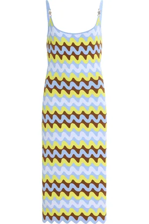 VERSACE Knit Midi Dress