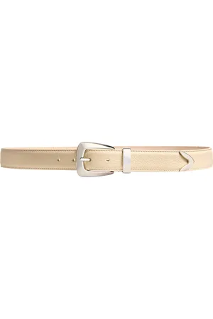 Khaite Benny Pebbled Leather Belt